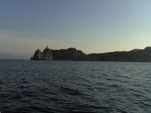 On the way to GALAXIDI, looking to cape Melangavi